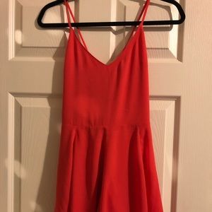 Express coral romper